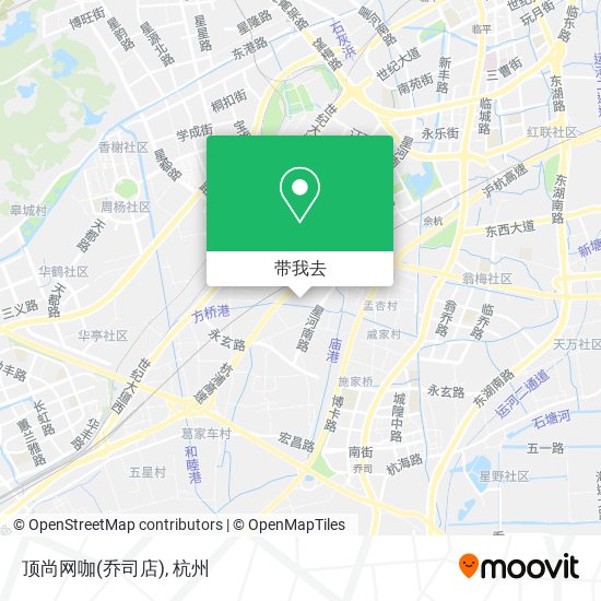 顶尚网咖(乔司店)地图