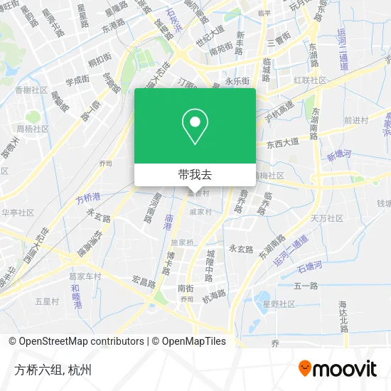 方桥六组地图