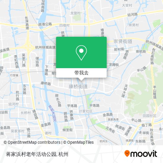 蒋家浜村老年活动公园地图