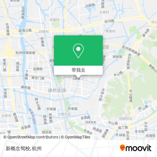 新概念驾校地图