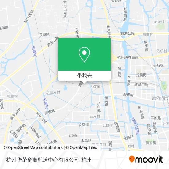 杭州华荣畜禽配送中心有限公司地图