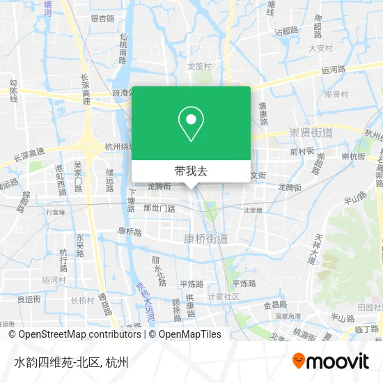 水韵四维苑-北区地图