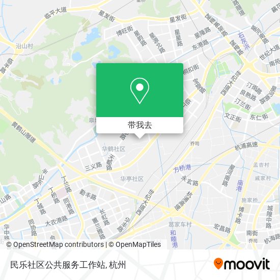 民乐社区公共服务工作站地图