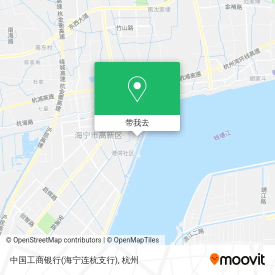 中国工商银行(海宁连杭支行)地图