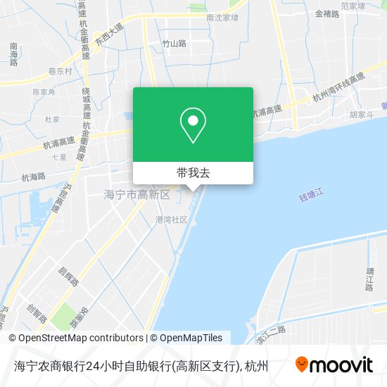 海宁农商银行24小时自助银行(高新区支行)地图