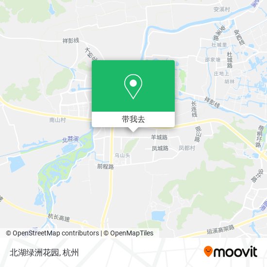 北湖绿洲花园地图