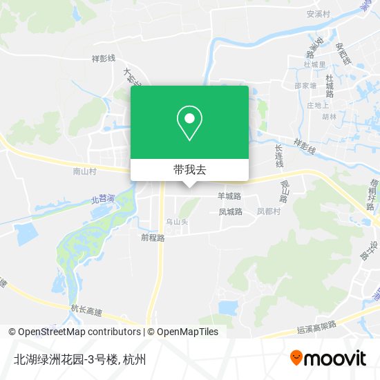 北湖绿洲花园-3号楼地图