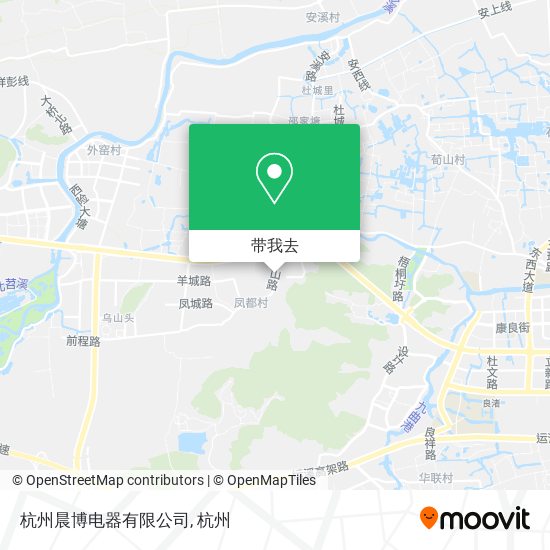 杭州晨博电器有限公司地图