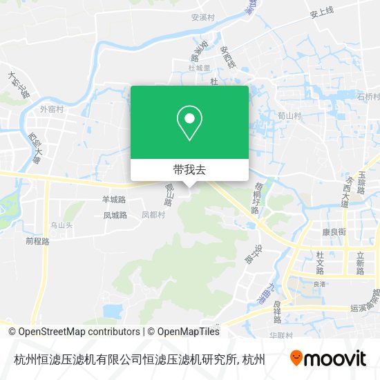 杭州恒滤压滤机有限公司恒滤压滤机研究所地图