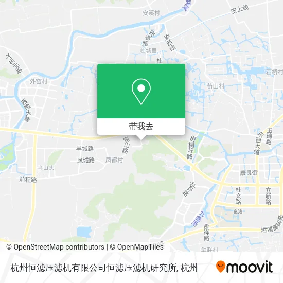 杭州恒滤压滤机有限公司恒滤压滤机研究所地图