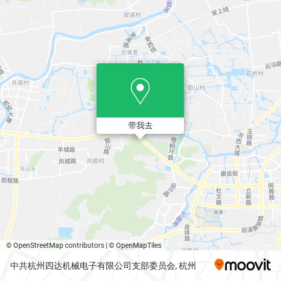 中共杭州四达机械电子有限公司支部委员会地图