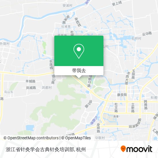 浙江省针灸学会古典针灸培训部地图
