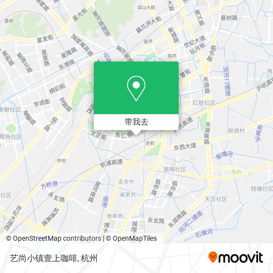 艺尚小镇壹上咖啡地图