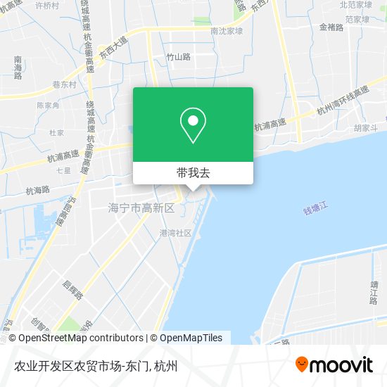 农业开发区农贸市场-东门地图