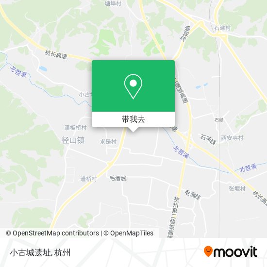 小古城遗址地图