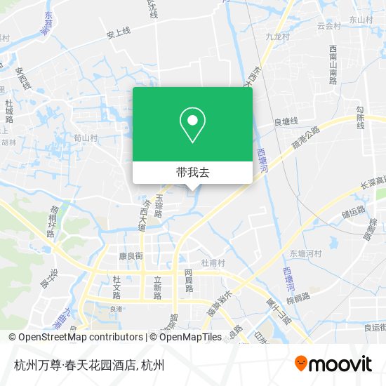 杭州万尊·春天花园酒店地图