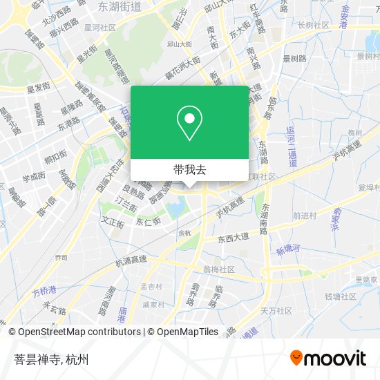 菩昙禅寺地图
