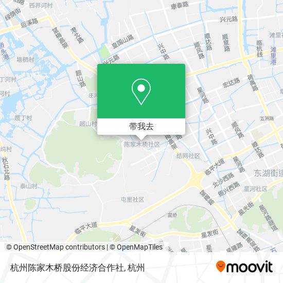 杭州陈家木桥股份经济合作社地图