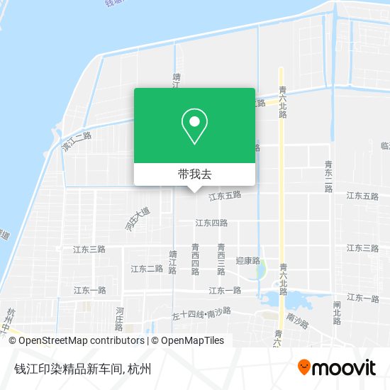 钱江印染精品新车间地图