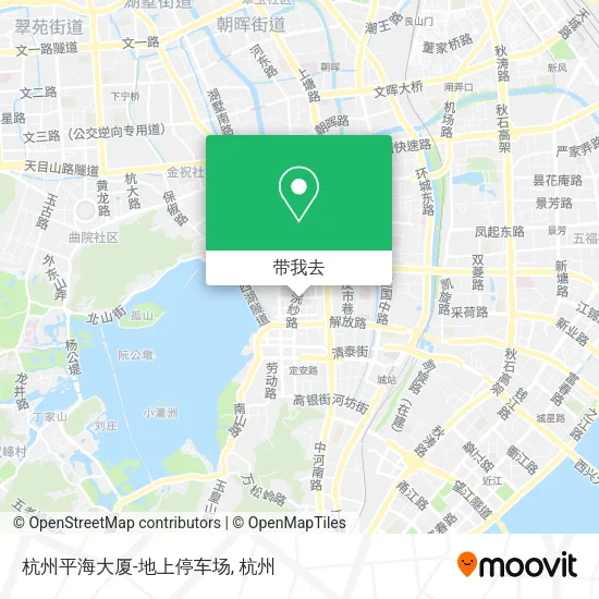 杭州平海大厦-地上停车场地图