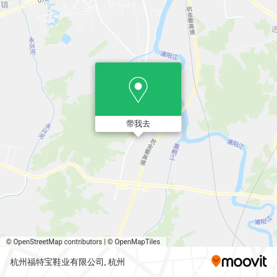 杭州福特宝鞋业有限公司地图