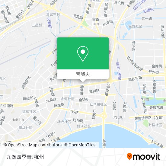 九堡四季青地图