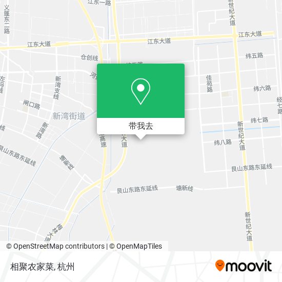 相聚农家菜地图