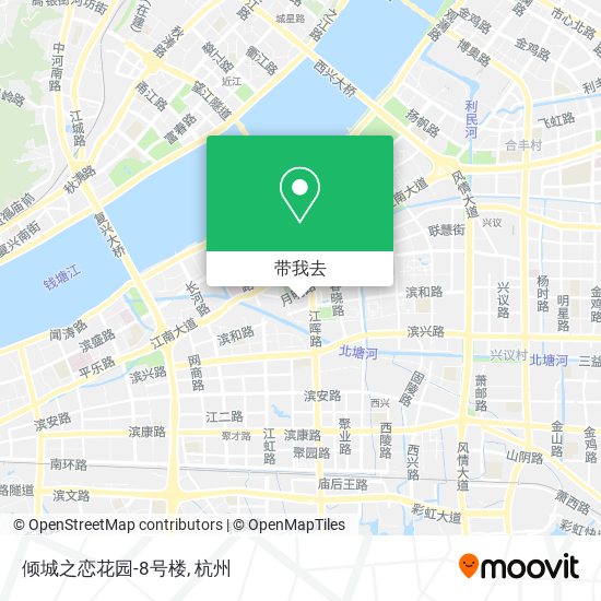 倾城之恋花园-8号楼地图