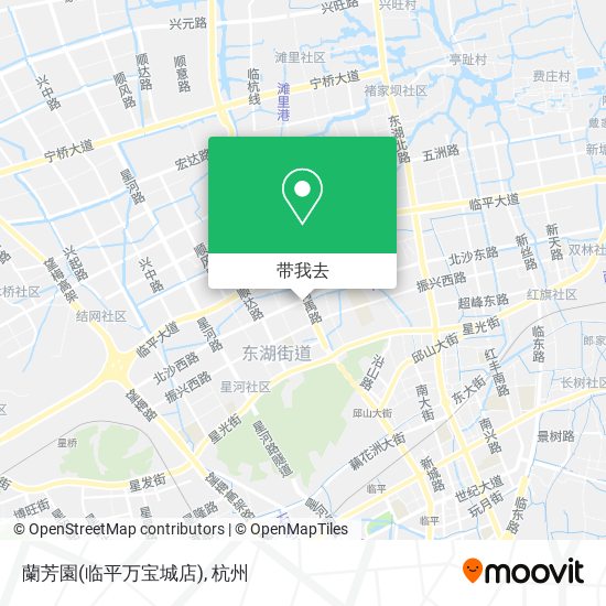 蘭芳園(临平万宝城店)地图