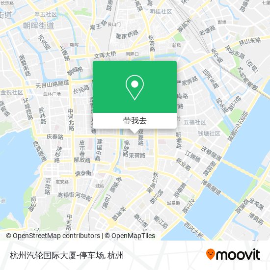 杭州汽轮国际大厦-停车场地图