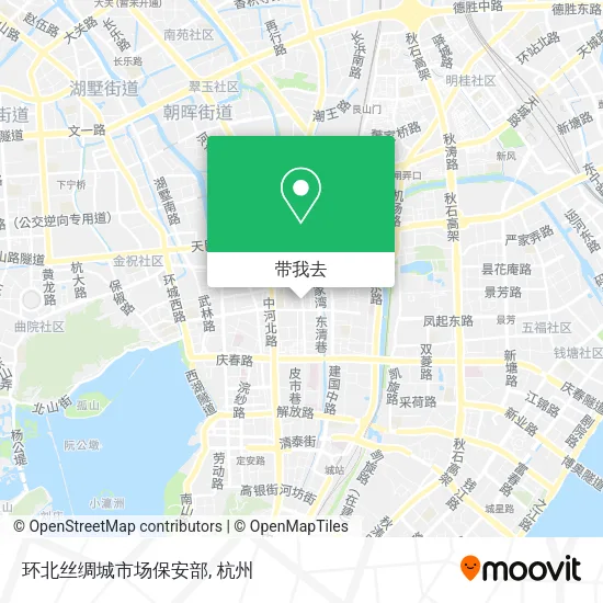 环北丝绸城市场保安部地图