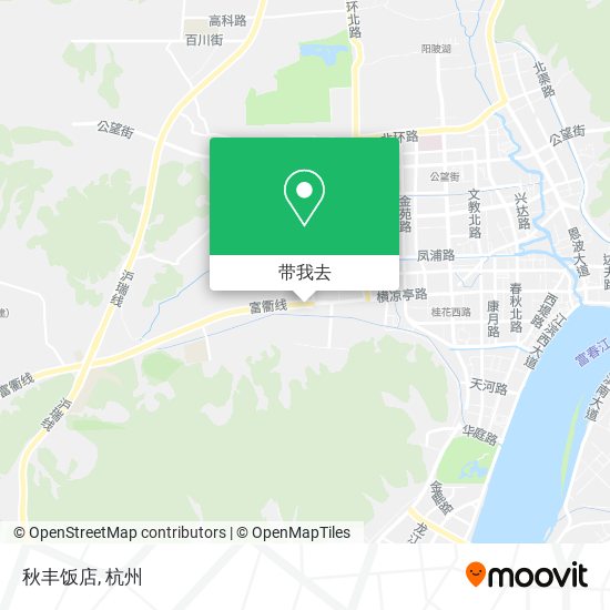 秋丰饭店地图