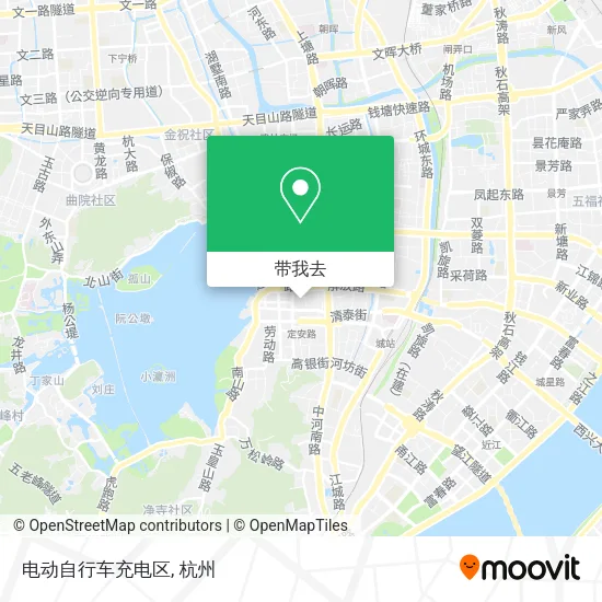 电动自行车充电区地图