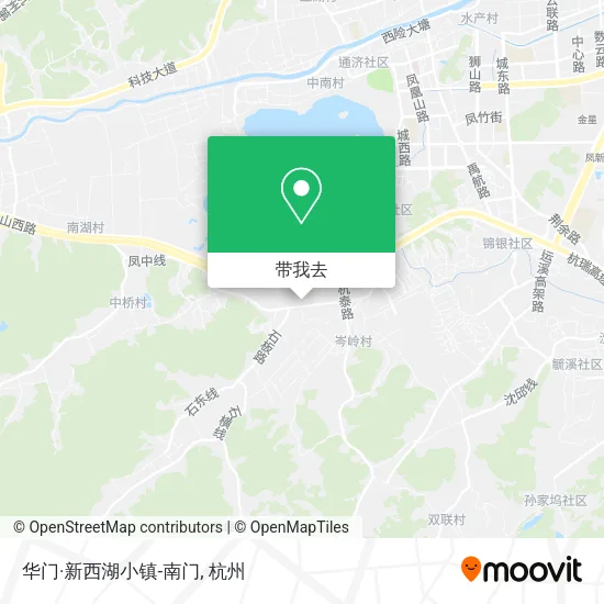 华门·新西湖小镇-南门地图