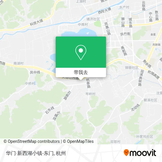 华门·新西湖小镇-东门地图