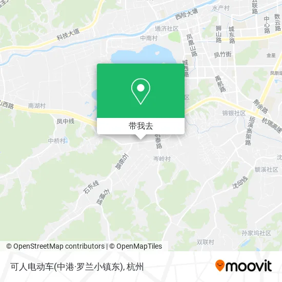 可人电动车(中港·罗兰小镇东)地图