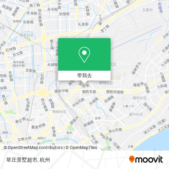 草庄景墅超市地图