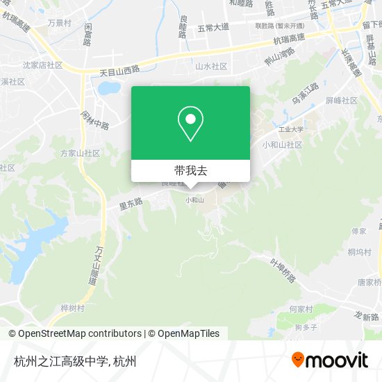 杭州之江高级中学地图