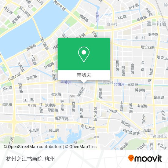 杭州之江书画院地图