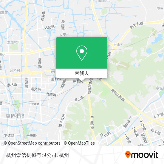 杭州崇信机械有限公司地图