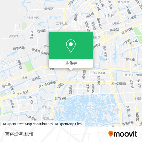 西庐烟酒地图