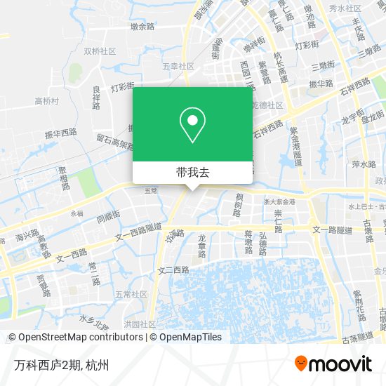 万科西庐2期地图