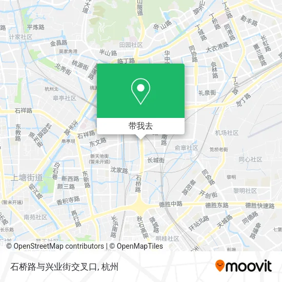 石桥路与兴业街交叉口地图