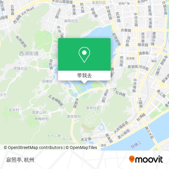 寂照亭地图