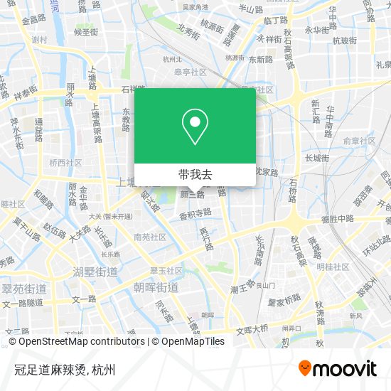 冠足道麻辣烫地图