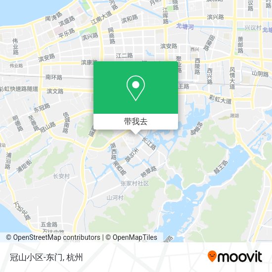 冠山小区-东门地图