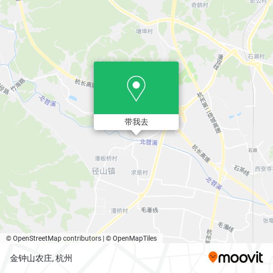 金钟山农庄地图