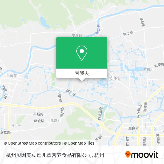 杭州贝因美豆逗儿童营养食品有限公司地图