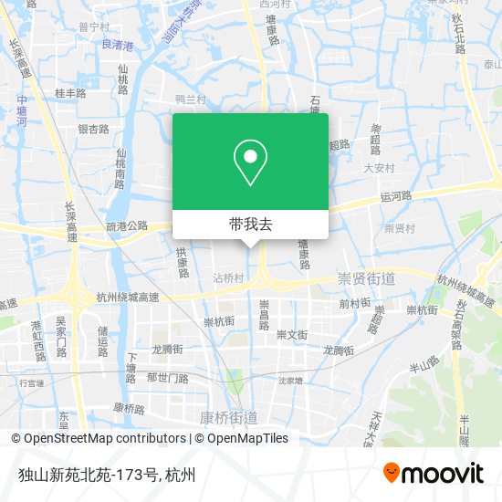 独山新苑北苑-173号地图