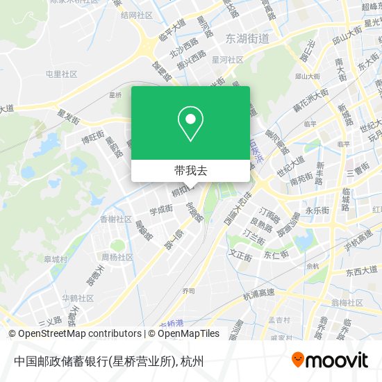 中国邮政储蓄银行(星桥营业所)地图